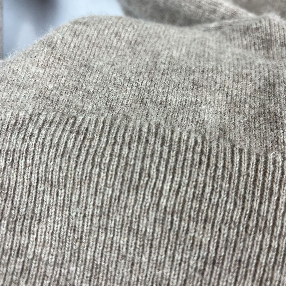 Hilary Radley 100% Cashmere Sweater Women Small Beige V Neck Luxury Soft - Picture 6 of 13